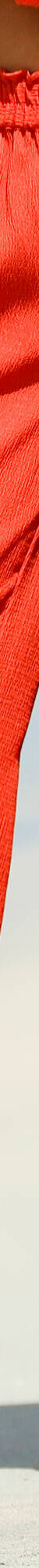 Pantalon large uni, effet seersucker (paprika) Pantalon large uni, effet seersucker (paprika)